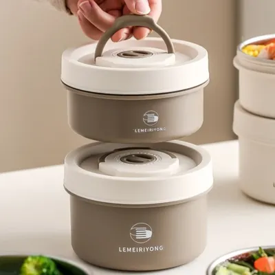 New Microwave Safe Bento Food Lunch Box Set 304 Stainless Steel Food Jar Container Lunch Box With Thermal Bag for Kids Office