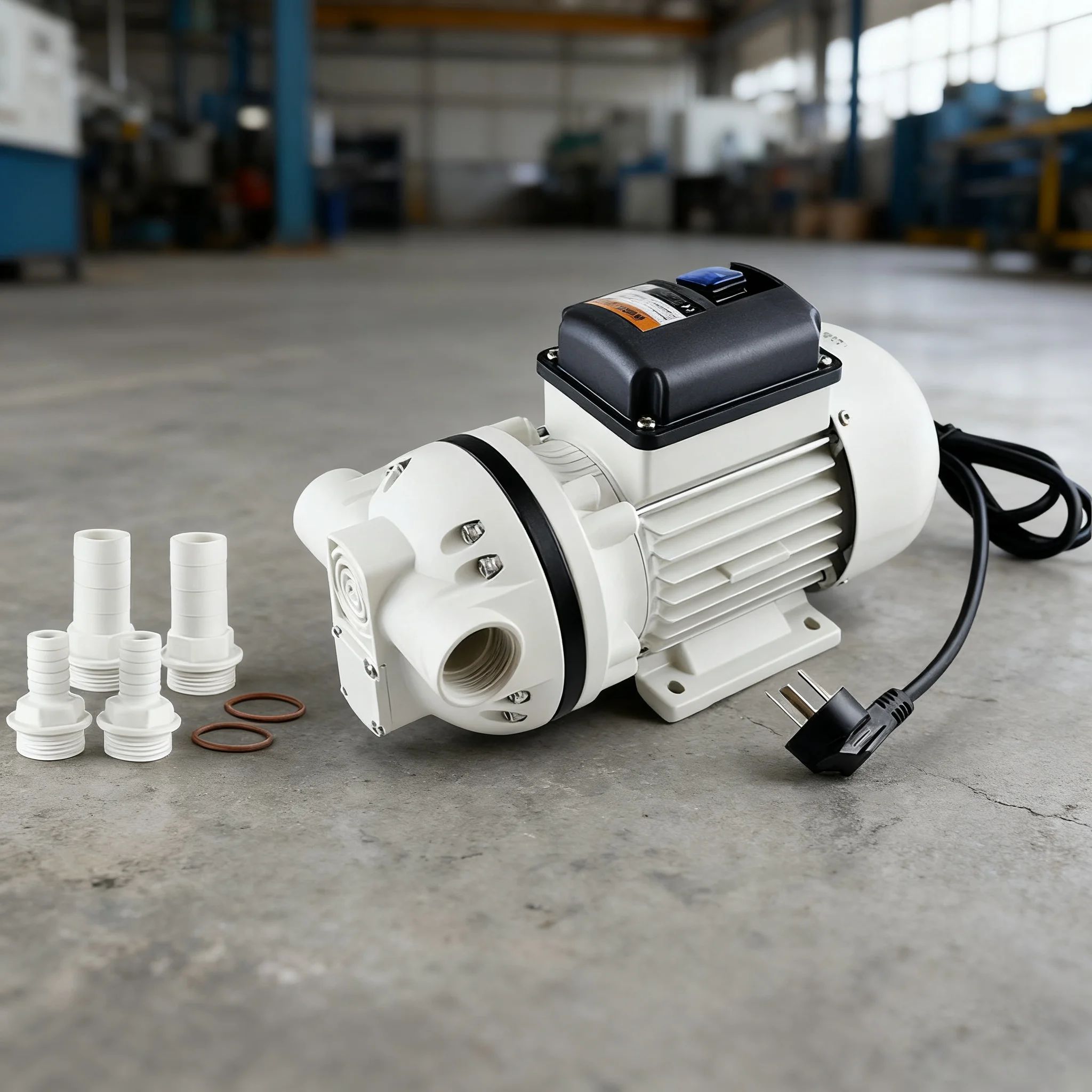 Large Flow Acid and Alkali Self-priming Pump, Corrosion-resistant Chemical Pump Electric Diaphragm Pump Dosing Pump 220V 40L/min