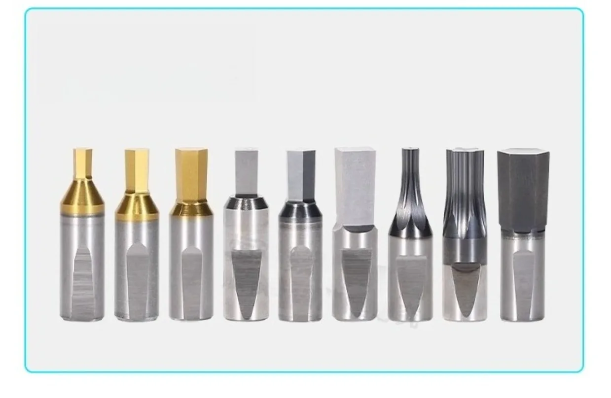 1PC CT08/CT16 Rotary HSS-Zinn/HSS-TiCN Rotary Broaching Werkzeug Stanzen Cutter Innensechskant für Kupfer/aluminium/Edelstahl Image