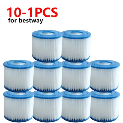 Type VI Hot Tub Filter Cartridge,Compatible with Lay-Z-Spa, Coleman SaluSpa 90352E, 58323E, 58323 Swimming Pool Pump