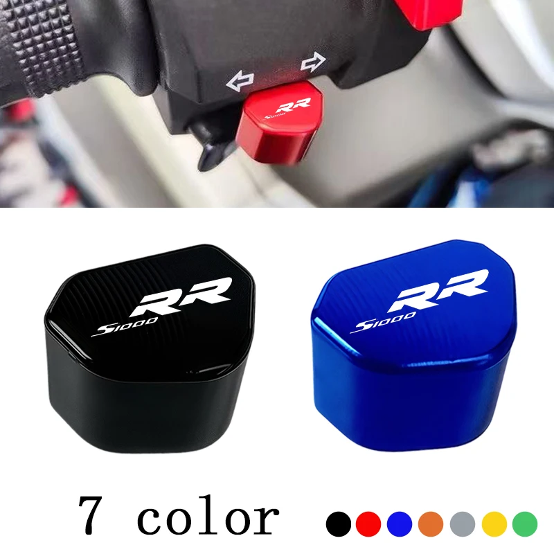 Für BMW S1000RR S 1000RR S1000 RR Zubehör CNC Aluminium Motorrad Schalter Taste Blinker Schalter Schlüssel Kappe Image