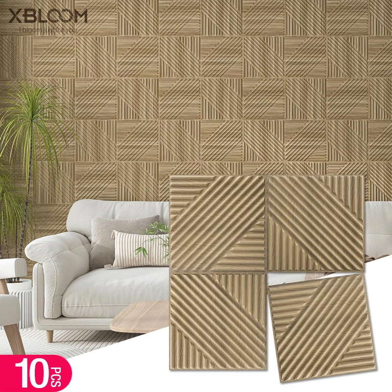 10 stücke 30 cm Esports spiele Kreative Diamant Mosaik 3D Wallpanel Wohnzimmer Hintergrund Moderne Dreidimensionale wand aufkleber Dekor Image