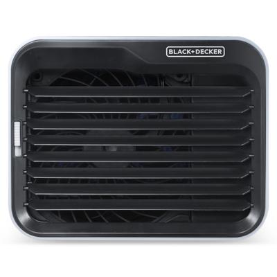 Black+Decker Desktop Evaporative Air Cooler, 5-15/16"h X 7-1/2"w X 6-1/4"d, Black