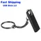 Clé USB en métal noir, 64 go, cadeaux d