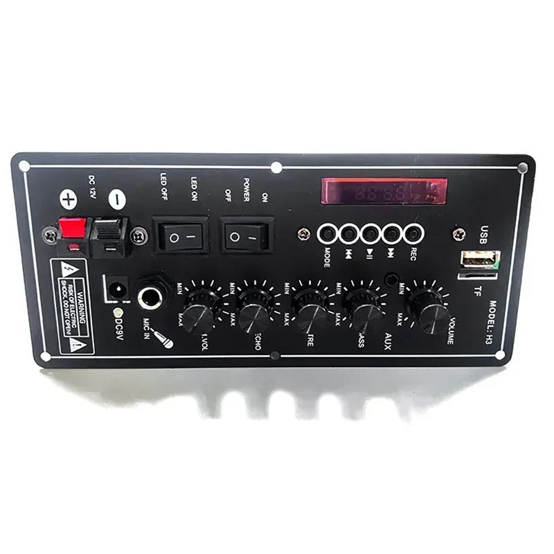 30W-120W Power Verstärker Bord USB Dac FM Radio TF Player Subwoofer DIY Verstärker 7,4 V Lithium-Batterie Outdoor Bluetooth Hebel Image