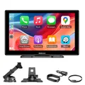 ESSGOO 9" Schermo Touch IPS Universale Portatile CarPlay Wireless Android Auto AUX FM Bluetooth SD Mirror Link SurperLink Per Camion Furgone Pick-up Berlina 1024 x 600 Musica BT
