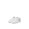 Sneaker JACK & JONES "JFWEALING", Herren, Gr. 43, grün (weiß, grün), Lederimitat, casual, Schuhe, mit dezenter Perforation