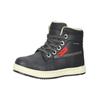 Schnürstiefelette KICKERS "Kickers Stiefelette Lederimitat", Kinder, Gr. 31, schwarz, Lederimitat, casual, Schuhe