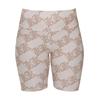 Leggings KARL KANI "Karl Kani Damen KW232-019-1 KK Small Signature Old English Biker", Damen, Gr. M, US-Größen, beige (light sand), 77% Polyester (Recycelt), 23% Elasthan, skinny fit, Hosen
