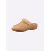 Pantoffel CLASSIC, Damen, Gr. 37, beige, Glattleder, Leder, Rindsleder, modisch, Schuhe