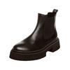Stiefelette STEVE MADDEN "STEVE MADDEN Stiefelette Leder/Textil", Damen, Gr. 40, schwarz, Leder, Textil, casual, Schuhe
