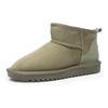 Winterboots ARA "ALASKA", Damen, Gr. 37, grün (khaki), Veloursleder, Lammfell, unifarben, sportlich, Schuhe, Schlupfboots, Snowboots, Winterboots in Bequemweite H = sehr weit