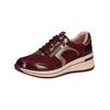 Sneaker CAPRICE "Caprice Sneaker Leder", Damen, Gr. 42, rot (bordeaux), Leder, casual, Schuhe