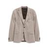 Anzugsakko BUGATTI "Modern Fit", Herren, Gr. 52, 50, beige, 39% Wolle, 33% Polyester, 14% Viskose, 13% Polyamid, 1% Elasthan, unifarben, casual, normal, Langarm Manschette, Sakkos, mit Reverskragen aus einem Wolle-Mix
