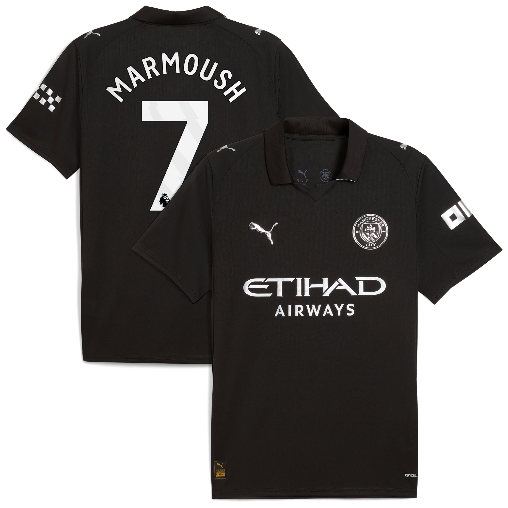 Manchester City PUMA Auswärtstrikot 2025-26 mit Aufdruck Marmoush 7 Image