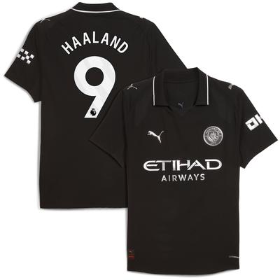 Manchester City PUMA Authentic Auswärtstrikot 2025-26 mit Aufdruck Haaland 9 Image