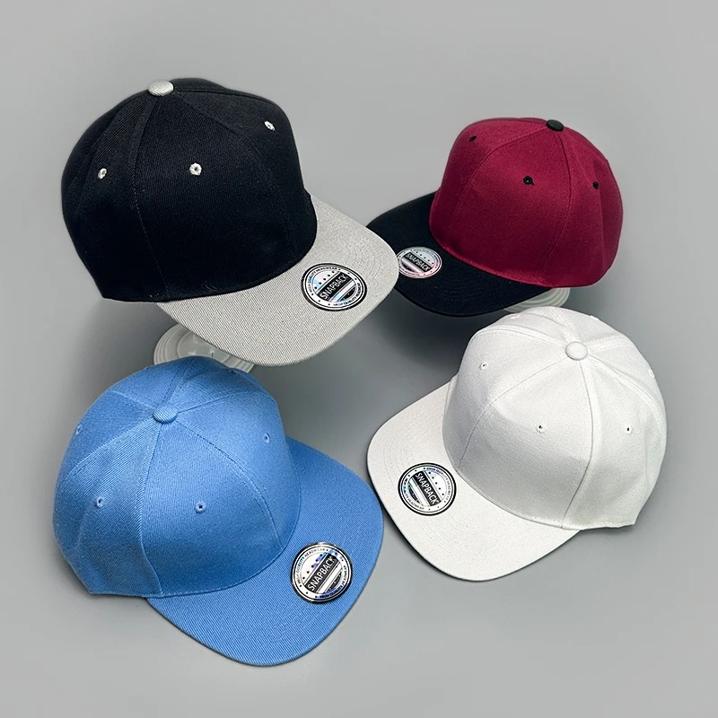 Farbblock Solide Einfache Baseball Hüte Neue Unisex Atmungsaktive Hip Hop Sonnenschirm Persönliche Vielseitige Flache Traufe Mode Schirmmützen Image