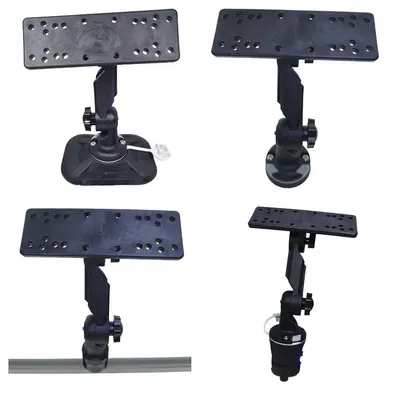 Kayak Drifting Canoe Fishfinder Mount Boat Sonar Holder for Garmin, Lowrance & Raymarine Marine Dinghy PVC Boat GPS Holder Plate