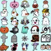 1/16/30 Stück süße Halloween-Schuhanhänger für Mädchen, Kürbis-Grusel-Pin-Zubehör für Schuhe, Grabstein-Kreuzschuhe, Clog-Schnalle