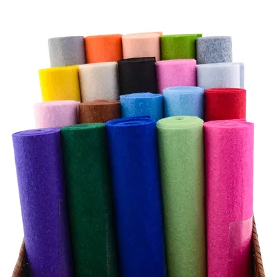 50*40cm,Needlework Polyester Felt Fabric For Patchwork, DIY Dolls, Felt Crafts Materials, Not Soft, Upholstery Fabrics,1.0mm