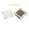 Étui magnétique Transparent en acrylique pour Console de jeu GBA SP, boîte de rangement pour Game Boy SP, accessoires pour Console de jeu 1 pièce