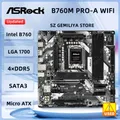 ASROCK B760M Pro-A Scheda madre WiFi Scheda madre Intel B760 LGA 1700 DDR5 256GB Hyper M.2 Wi-Fi 6E supporto i9-14900 i5-14500 cpu