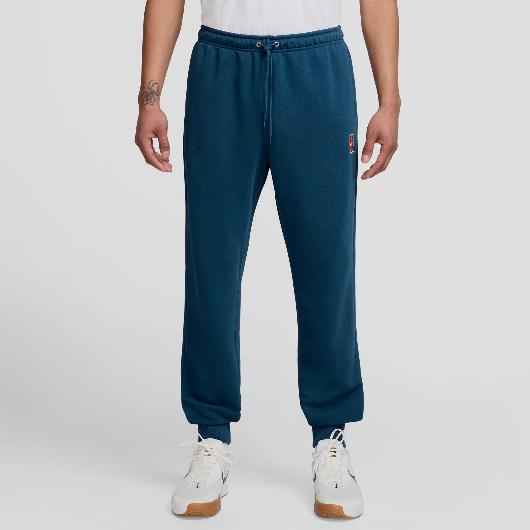 Nike Dri-Fit Heritage Fleece Jogger Men's Tennis Apparel Blue Force