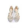 High-Heel-Pumps BUFFALO "Buffalo Lilly Glam - Vegan Nappa", Damen, Gr. 36, silber, Polyurethan, unifarben, Schuhe