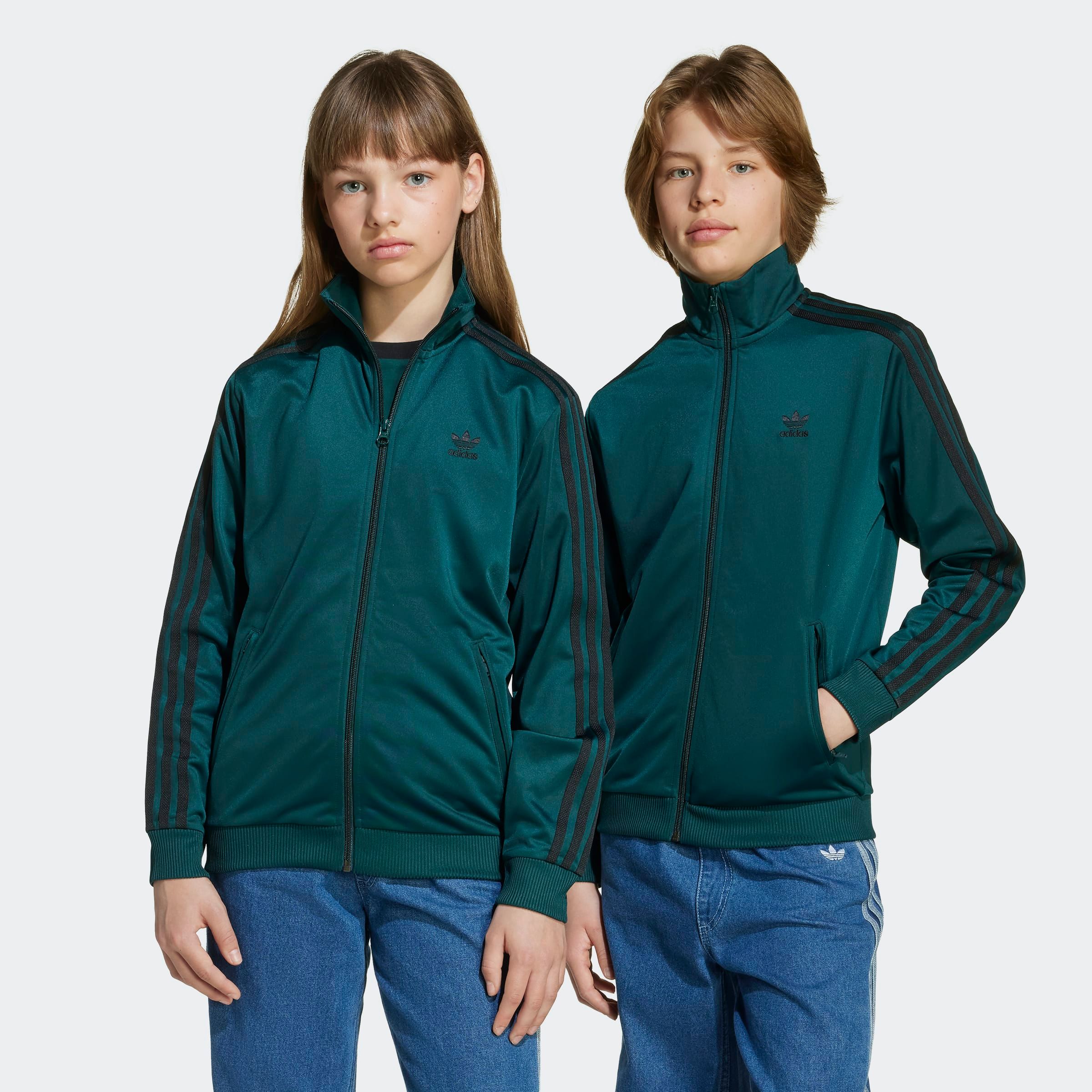 Trainingsjacke ADIDAS ORIGINALS "FIREBIRD TOP", Kinder, Gr. 134, aurora ivy, Obermaterial: 100% Polyester, normal, Jacken Image
