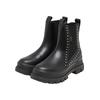 Stiefel BUFFALO "Buffalo ASPHA CHELSEA STUD - VEGAN NAPPA", Damen, Gr. 39, schwarz, Polyurethan, unifarben, Schuhe