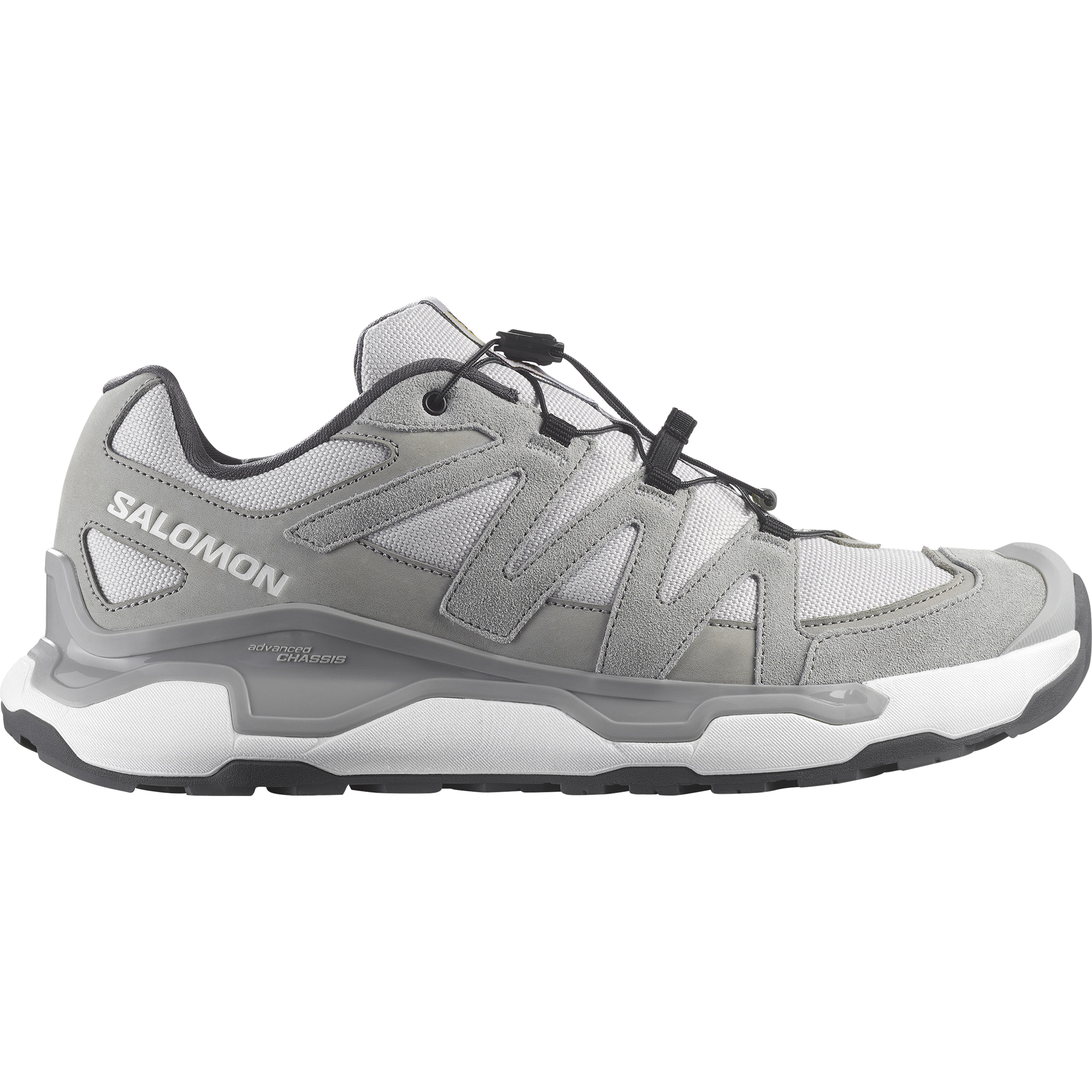 Sneaker SALOMON "XC ROAM LTR", Herren, Gr. 44, schwarz (lunar rock, alloy, schwarz), Leder, Textil, Schuhe Sneaker