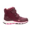 Winterstiefel TROLLKIDS "KIDS HAFJELL WINTER BOOTS", Gr. 32, rosa (rotwood, magenta), Synthetik, Textil, sportlich, Schuhe, wasserdicht, Klettverschluss, reflektierende Details