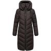 Steppmantel NAVAHOO "Sahnekatzii XIV", Damen, Gr. M (38), braun (dunkelbraun), Oberstoff: 100% Polyester, Futter: 100% Polyester, Wattierung: 100% Polyester, Ärmelfutter: 100% Polyester, modisch, figurumspielend ca. Mitte Knie, hoch geschlossener...