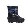 Winterboots KANGAROOS "K-SHELL II METALLIC", Damen, Gr. 33, grisaille, metallic, Synthetik, Textil, sportlich, Schuhe, Snowboots, Winterboots, Winterschuhe, wasserabweisend