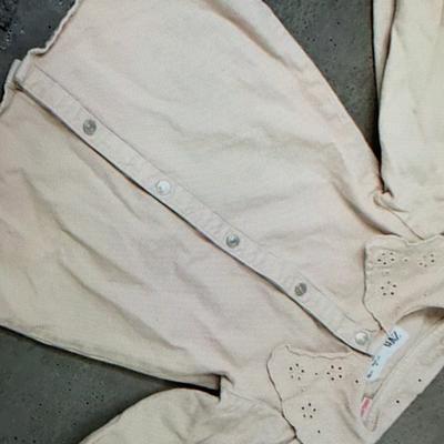 Zara Shirts & Tops | Good Condition Kids Stylish Blouse | Color: Cream | Size: 3tg