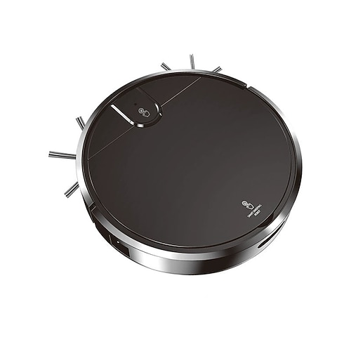 Neuer automatischer, wiederaufladbarer 3-in-1-Kehr- und Staubsaugerroboter mit intelligenter Fernbedienung für den Einsatz im Homeoffice Image