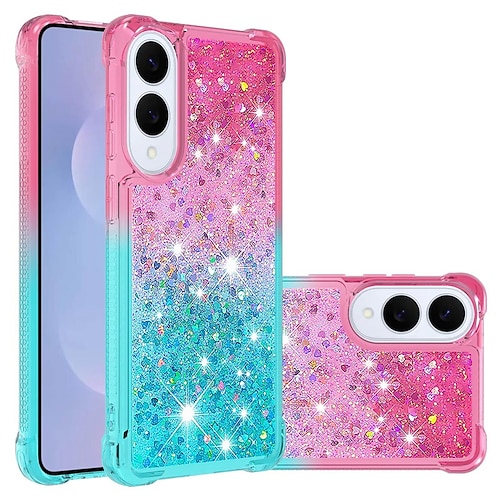 Handy Hülle Handyhüllen Für Samsung Galaxy S25 S24 S23 S22 Plus Ultra A14 A34 A54 A24 A73 A53 Rückseite Bling Glitzer glänzend Stoßfest Farbverläufe PC Image