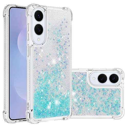 Handy Hülle Handyhüllen Für Samsung Galaxy S25 S24 S23 S22 Plus Ultra A56 A36 A26 A16 A55 5G A35 5G Brieftaschenhülle Bling Glitzer glänzend Stoßfest Farbverläufe PC Image