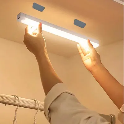 Motion Sensor LED Bar Licht USB Aufladbare Schrank Licht Für Home Korridor Treppe Kleiderschrank Küche Schlafzimmer Induktion Nacht Lampe
