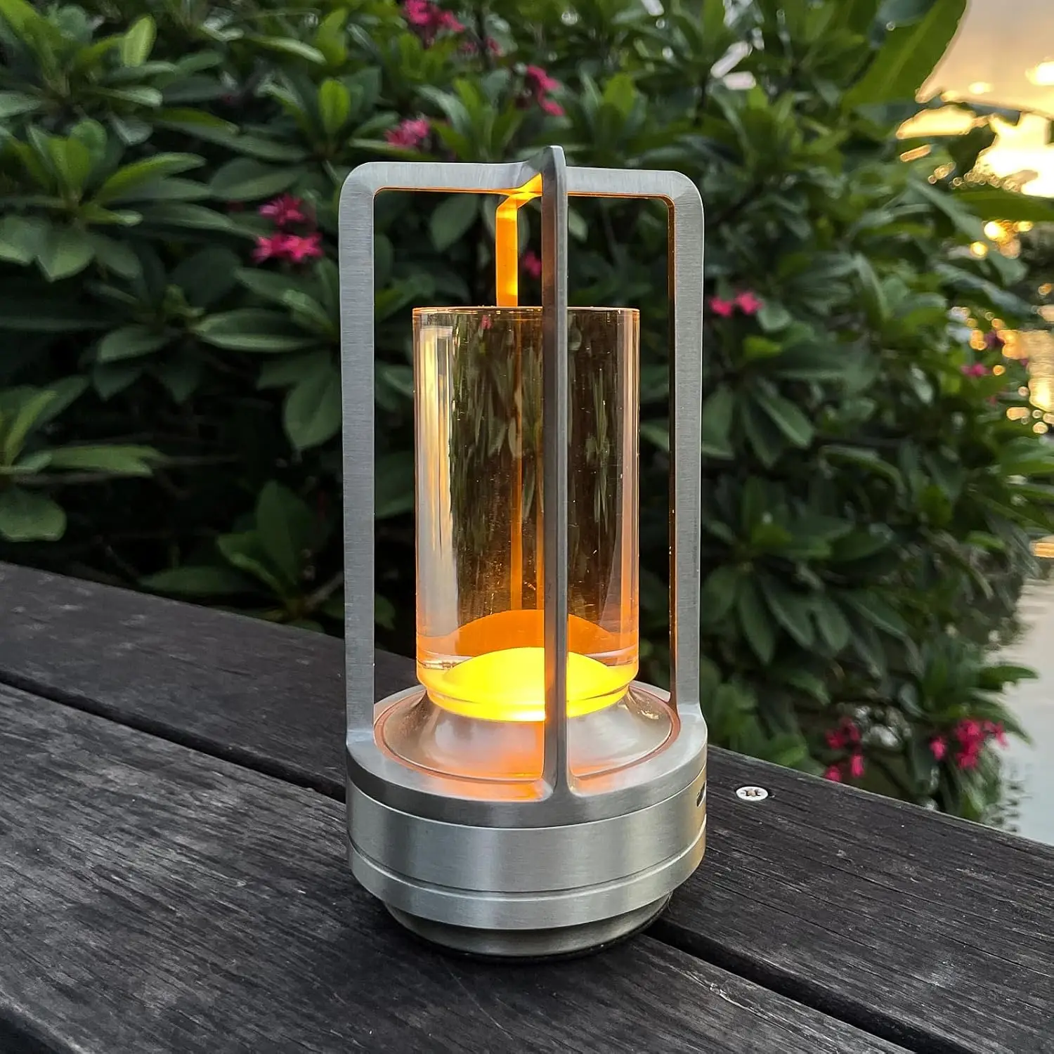 Drahtlose Tischlampe LED Touch Sensor Desktop Nachtlicht Wiederaufladbare Leselampe für Restaurant Hotel Bar Schlafzimmer Dekor Licht