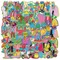 50/100PCS Bunte Graffiti Tier Aufkleber Gepäck Computer Aufkleber Cartoon Graffiti Serie Schreibwaren Notebook Aufkleber