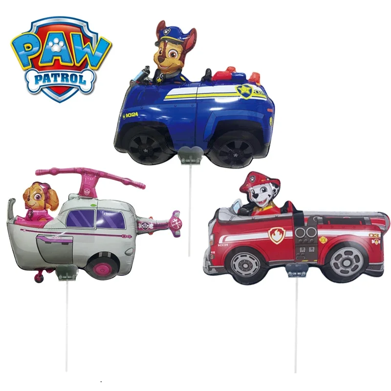 1 stücke Paw Patrol Hund Chase Skye Marshall Junge Mädchen Geburtstag Party Dekoration Aluminium Film Ballon kinder Party Liefert Image