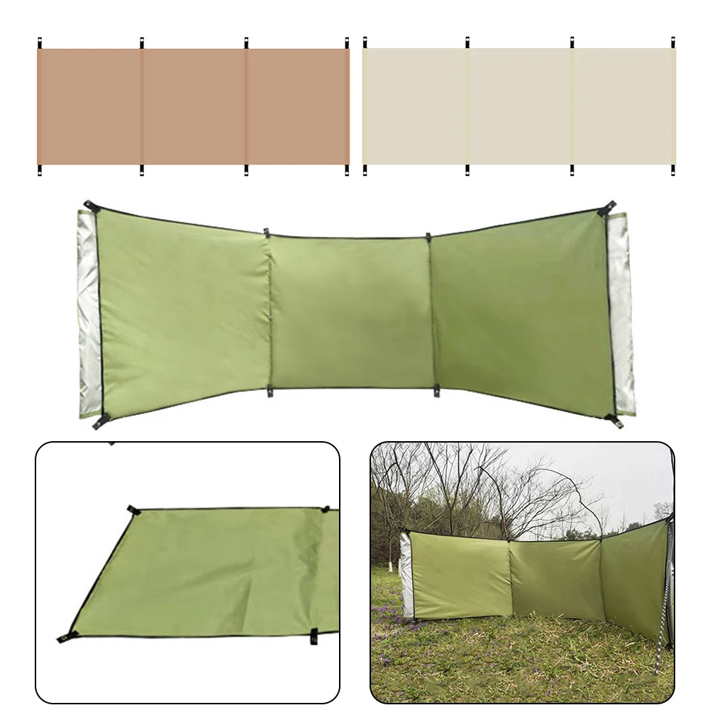 Camping Windschutzscheibe Outdoor Winddicht Schild Camping Sonnenschirm Klapp Camping Windschutzscheibe Gasherd Brenner Für Camping Picknick BBQ Image