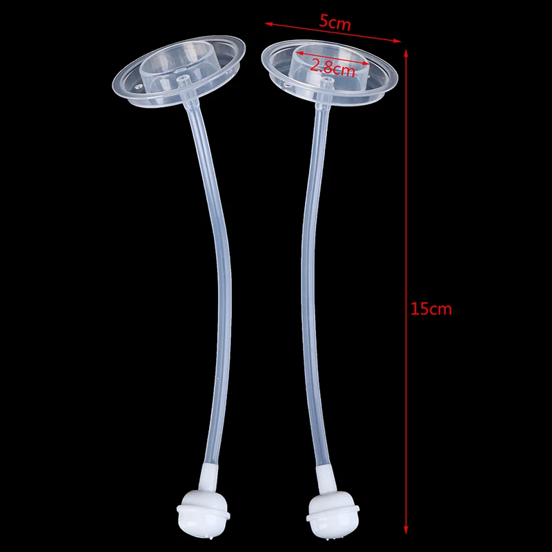 2pc Baby flasche Stroh Ersatz Weithals Kaliber Silikon Futter zubehör Image