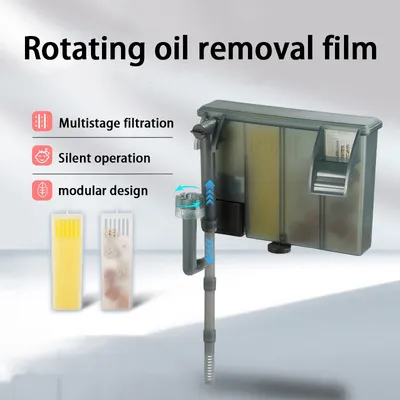 Aquarium Filter Externe Aquarium Filter Wasserfall Hängen auf Sauerstoff Filter Drei-in-one Aquarium Öl Film Entfernung Maschine