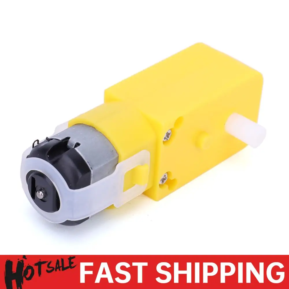 Dual Shaft Geared Motor Gearmotor DC 3-12V Smart Car Chassis Four Drive Car Motor Electric Gear Motor for DIY Smart Car Robot