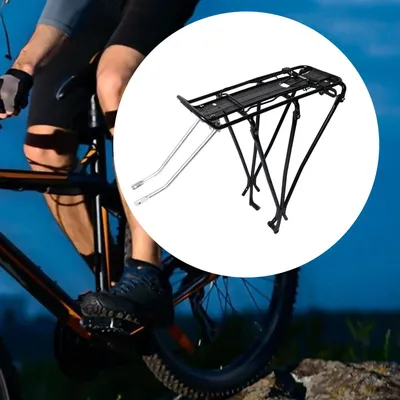 Mountain Bike Rear Cargo Rack,Bike Rear Rack Adjustable Equipment Bicycle Carrier Rack,for Road Bike,Folding Bike