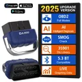 Strumenti diagnostici per auto DA200 Codice di guasto Cancella batteria per auto compatibile con Bluetooth Tester sensore O2 Lettore di codici scanner AI OBD 2