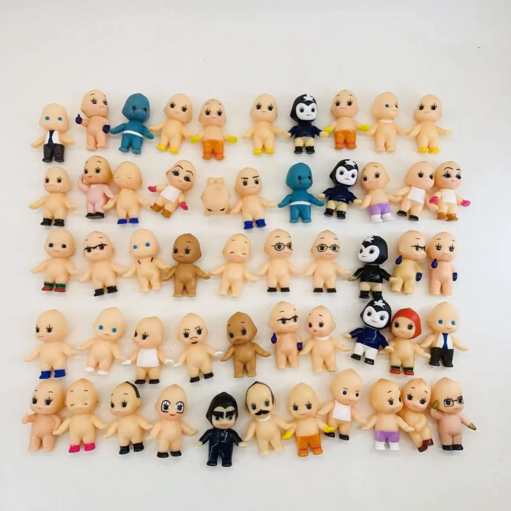 5/10/20PCs Mini Kewpie Baby Puppe 3cm Kawaii Pvc Engel Sammlung Modell Baby Spielzeug für Kinder Geburtstag Geschenk Hause Dekoration