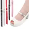 Fascia per cravatta alla caviglia in pelle PU Lacci per scarpe da donna Cintura per scarpe regolabili per bloccare tacchi alti Accessori per scarpe da donna per bellezza